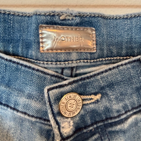 MOTHER Light Blue Skinny Jeans - Picture 4 of 8